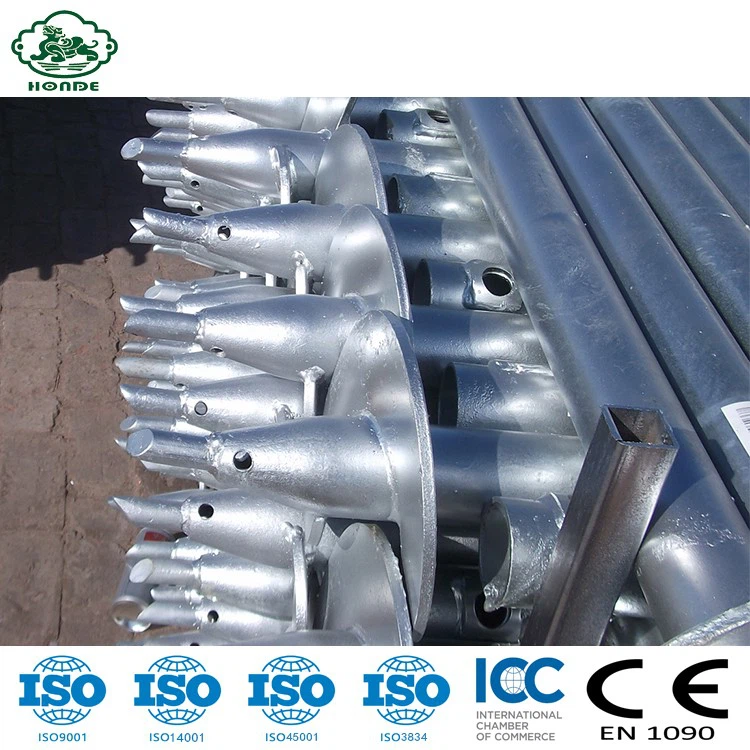 solar ground screw foundation
